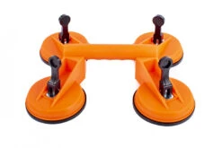 HBM Glasdrager / Zuignap Met 4 Koppen En 150 Kg Draagcapaciteit