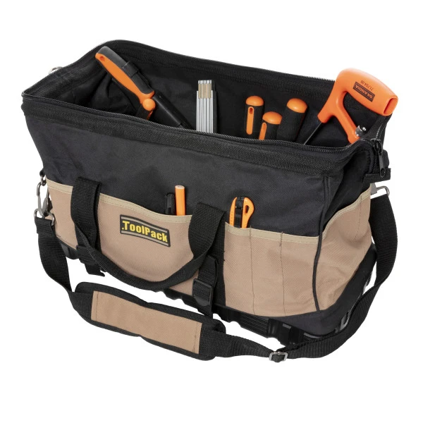 ToolPack Robuuste Klassieke Gereedschapstas XXL 1 ToolPack Robuuste Klassieke Gereedschapstas XXL