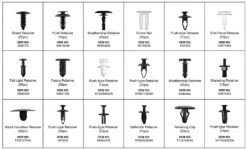 HBM 415 Delige Assortiment Bekleding Clips Voor Ford