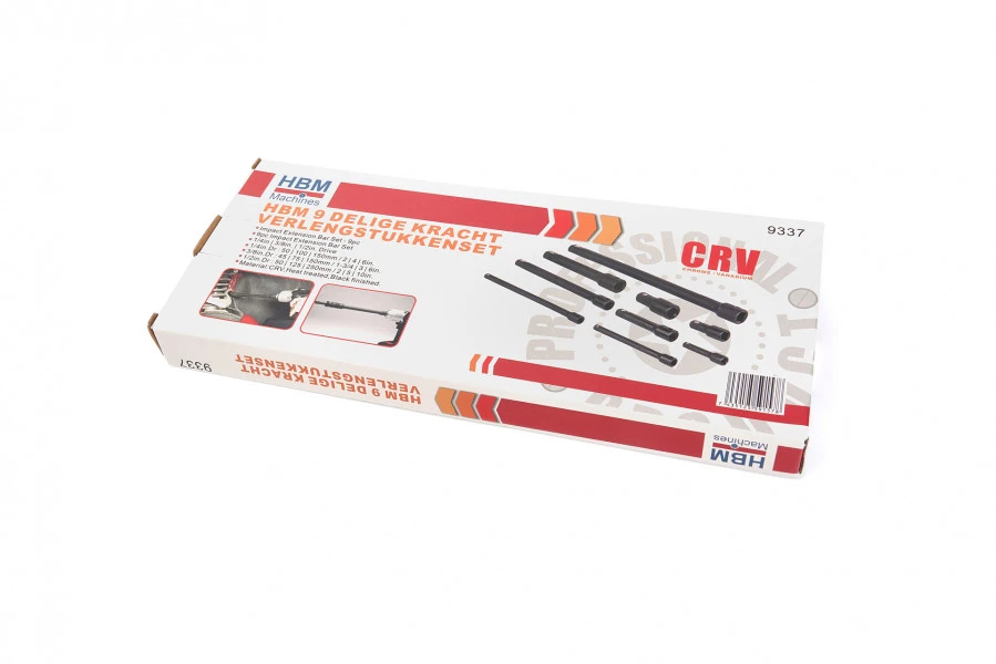 HBM 9 Delige Kracht Verlengstukkenset 4 HBM 9 Delige Kracht Verlengstukkenset - Afbeelding 4