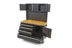 HBM Gereedschapswagen Met Kastenwand, Houten Werkblad, 122 Cm, Zwart -Hyunda Hulpmiddel Winkel hbm 006 106.jpg 1200x600 8e7eaebc88