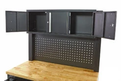 HBM Gereedschapswagen Met Kastenwand, Houten Werkblad, 122 Cm, Zwart -Hyunda Hulpmiddel Winkel hbm 007 104.jpg 1200x600 73c00ebc88