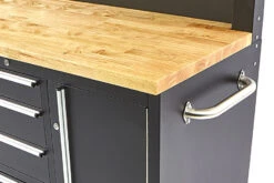 HBM Gereedschapswagen Met Kastenwand, Houten Werkblad, 122 Cm, Zwart -Hyunda Hulpmiddel Winkel hbm 009 101.jpg 1200x600 11687ebc88