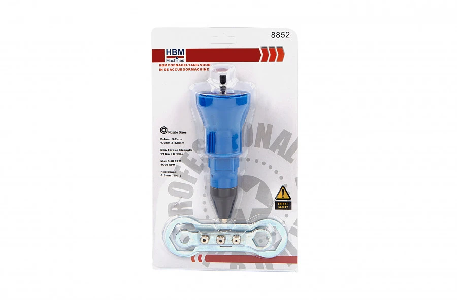 HBM Popnageltang Voor In De Accuboormachine 4 HBM Popnageltang Voor In De Accuboormachine - Afbeelding 4