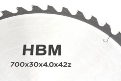 HBM 700 Mm - 42-T Zaagblad Voor HBM Professionele Wipzaag / Brandhoutzaag 5.5 PK - 400 Volt -Hyunda Hulpmiddel Winkel hbm 023b 3.jpg 1200x600 bc0e2ebc88