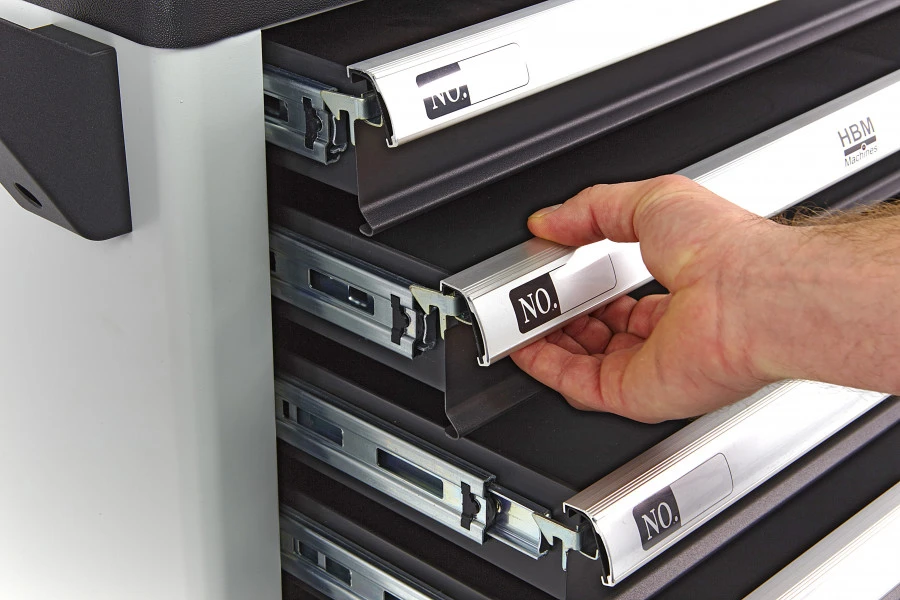 HBM Luxe Gereedschapswagen Met 7 Laden - 77 Cm - Grijs 6 HBM Luxe Gereedschapswagen Met 7 Laden - 77 Cm - Grijs - Afbeelding 6