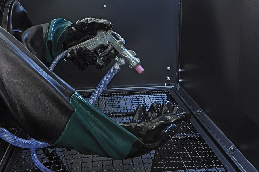 HBM SBC 220 Straalcabine - ZWART 5 HBM SBC 220 Straalcabine - ZWART - Afbeelding 5