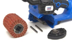 HBM Accu Variable Satineermachine, Borstelmachine 20 Volt 5,0Ah Power20.5 -Hyunda Hulpmiddel Winkel hbm 042 160.jpg 1200x600 09d0debc88