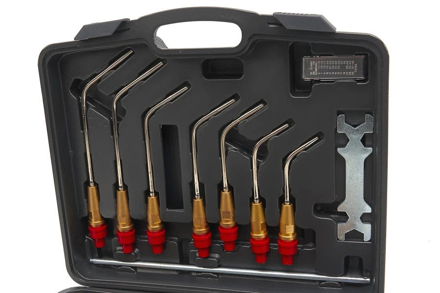 HBM Gecombineerde Lasbrander En Snijbranderset 18-delig 2 HBM Gecombineerde Lasbrander En Snijbranderset 18-delig - Afbeelding 2