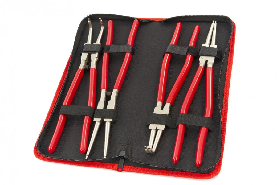 HBM 4 Delige 300 Mm Seegerringtangenset, Borgveertangenset 2 HBM 4 Delige 300 Mm Seegerringtangenset, Borgveertangenset - Afbeelding 2