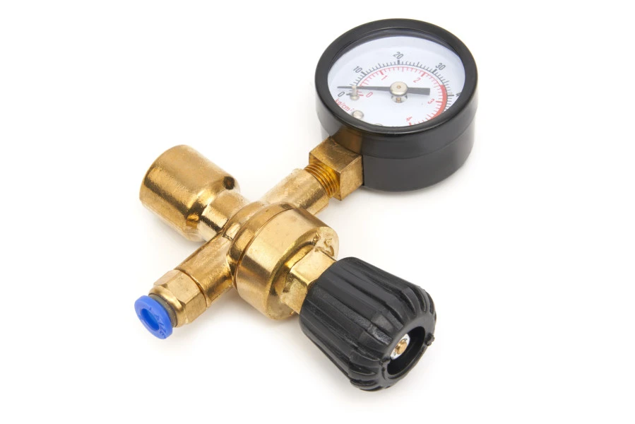 HBM Reduceerventiel Inclusief Manometer Voor MIG-MAG Wegwerpfles 2 HBM Reduceerventiel Inclusief Manometer Voor MIG-MAG Wegwerpfles - Afbeelding 2