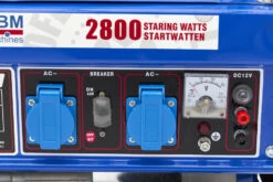 HBM 2.800W Generator Met 208 Cc Benzinemotor, 230V -Hyunda Hulpmiddel Winkel hbm 060 150.jpg 1200x600 57cf2ebc88