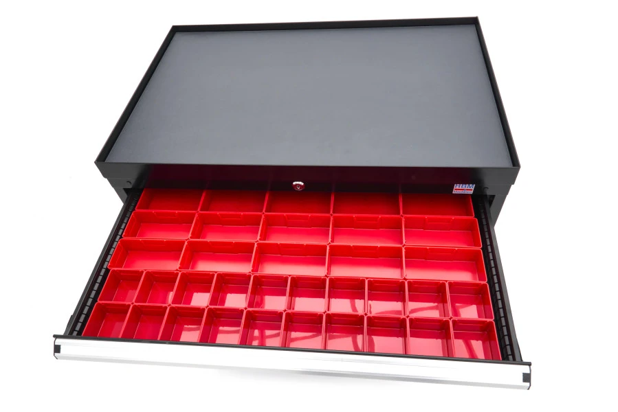 HBM 6 Laden Profi Gereedschapskast 88 X 58 X 80 Cm Zwart 7 HBM 6 Laden Profi Gereedschapskast 88 X 58 X 80 Cm Zwart - Afbeelding 7