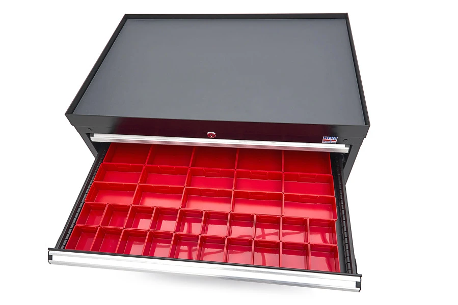 HBM 6 Laden Profi Gereedschapskast 88 X 58 X 80 Cm Zwart 8 HBM 6 Laden Profi Gereedschapskast 88 X 58 X 80 Cm Zwart - Afbeelding 8