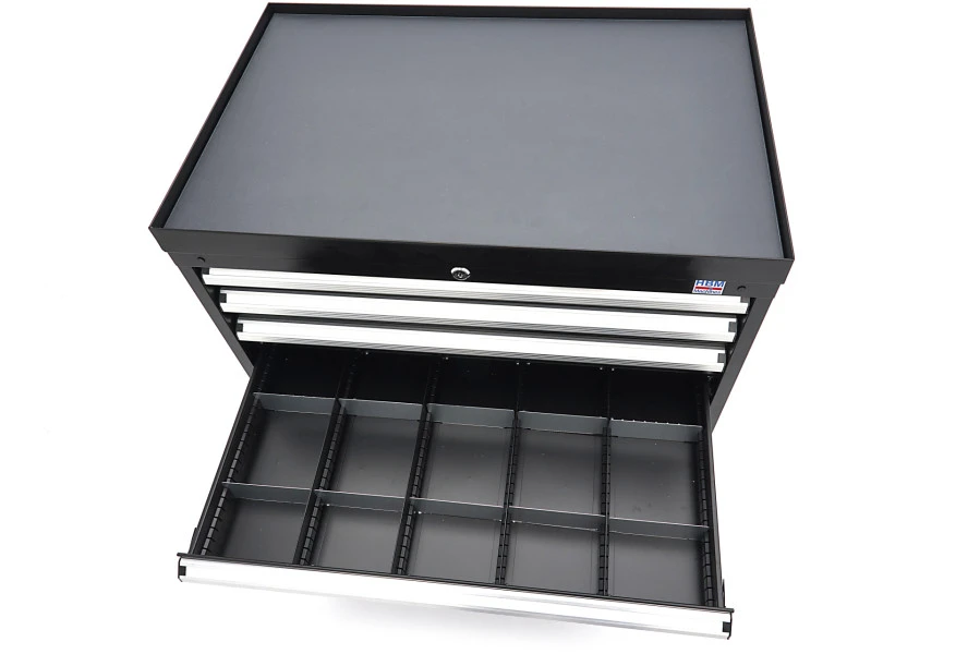 HBM 6 Laden Profi Gereedschapskast 88 X 58 X 80 Cm Zwart 10 HBM 6 Laden Profi Gereedschapskast 88 X 58 X 80 Cm Zwart - Afbeelding 10