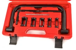 HBM 10 Delige Klepveer Demontageset, Klepveerspannergereedschapset