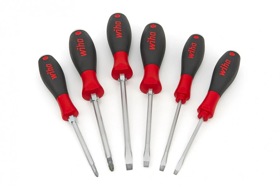 Wiha 530 ZK6 6 Delige Slagvaste SoftFinish Schroevendraaierset - Sleuf, Pozidrive - 21251 1 Wiha 530 ZK6 6 Delige Slagvaste SoftFinish Schroevendraaierset - Sleuf, Pozidrive - 21251