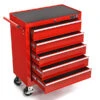 HBM Gereedschapswagen Met 5 Laden, 62 Cm, Rood