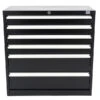 HBM 6 Laden Profi Gereedschapskast 90 X 45 X 90 Cm Zwart