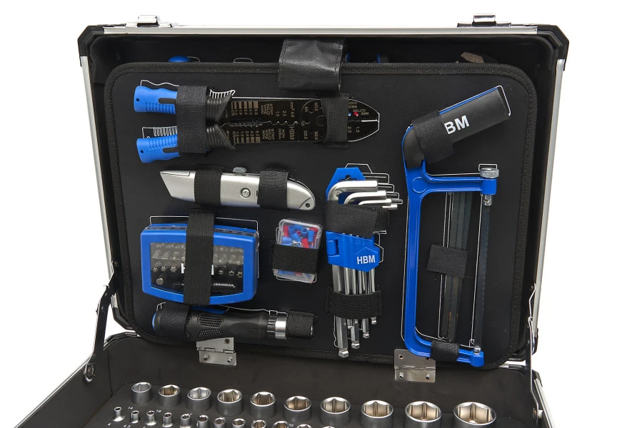 HBM Gereedschapskoffer, Gereedschapsset Met EVA Inlay 154-delig 4 HBM Gereedschapskoffer, Gereedschapsset Met EVA Inlay 154-delig - Afbeelding 4