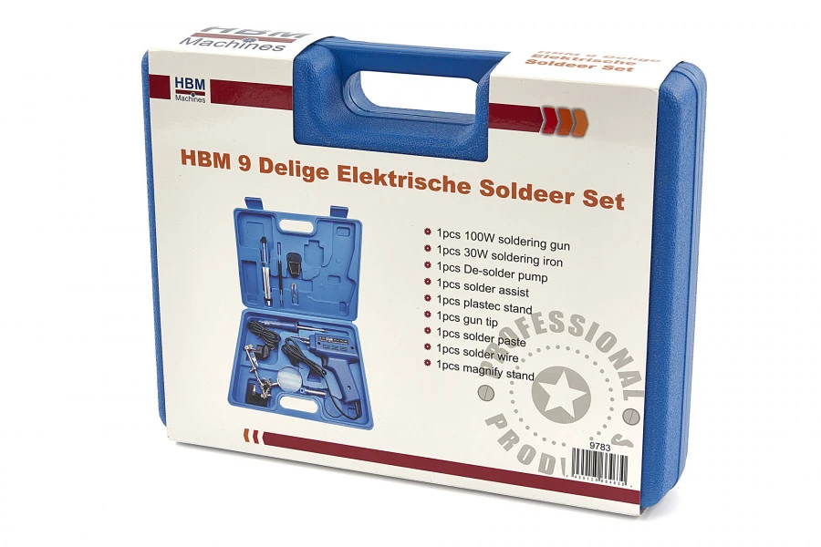 HBM 9 Delige Elektrische Soldeer Set 8 HBM 9 Delige Elektrische Soldeer Set - Afbeelding 8