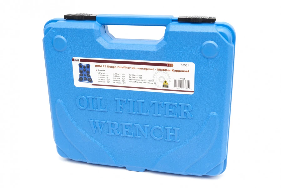 HBM 13 Delige Oliefilter Demontageset - Oliefilter Kappenset 6 HBM 13 Delige Oliefilter Demontageset - Oliefilter Kappenset - Afbeelding 6