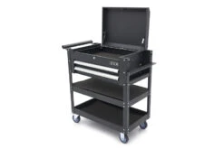 HBM 2 Laden Gereedschapswagen Met 2 Plateaus En Opbergvak - 91 Cm - Zwart -Hyunda Hulpmiddel Winkel hbm 184 88.jpg 1200x600 f2535ebc88