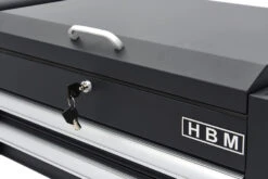 HBM 2 Laden Gereedschapswagen Met 2 Plateaus En Opbergvak - 91 Cm - Zwart -Hyunda Hulpmiddel Winkel hbm 186 90.jpg 1200x600 df61eebc88