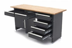 HBM 171 Cm Werkbank Met 6 Laden 1 Deur En Massief Houten Werkblad -Hyunda Hulpmiddel Winkel hbm 2096 7.jpg 1200x600 87224ebc88