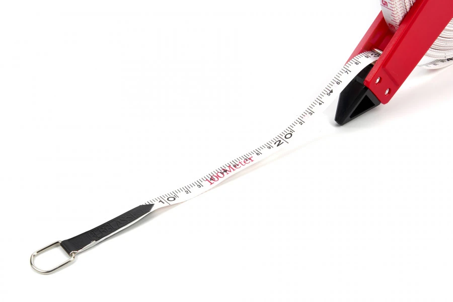 HBM 100 M X 13 Mm Fiberglass Meetband, Meetlint, Landmeter 6 HBM 100 M X 13 Mm Fiberglass Meetband, Meetlint, Landmeter - Afbeelding 6