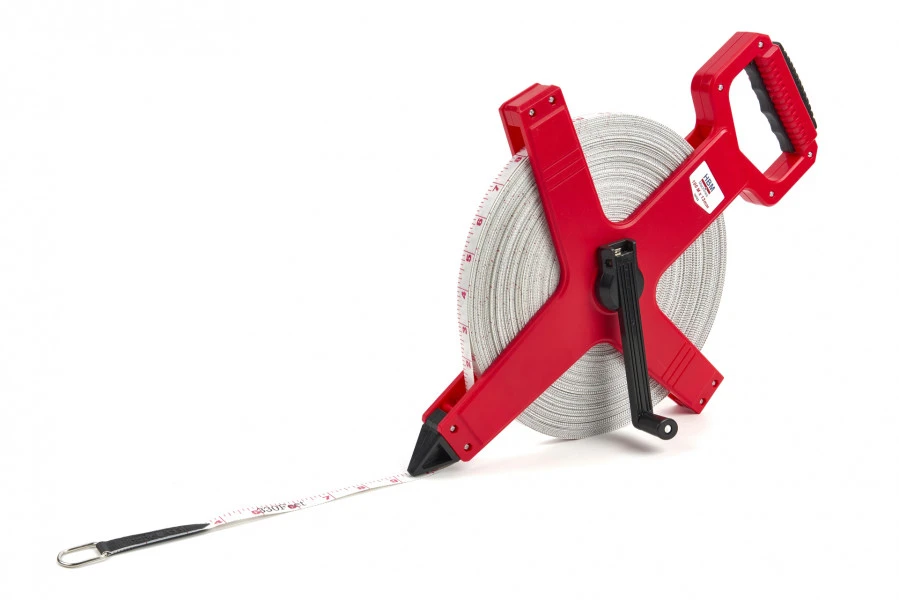 HBM 100 M X 13 Mm Fiberglass Meetband, Meetlint, Landmeter 3 HBM 100 M X 13 Mm Fiberglass Meetband, Meetlint, Landmeter - Afbeelding 3