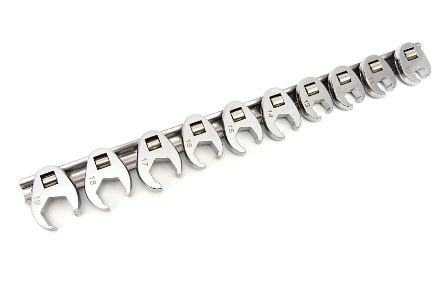 Stahlkaiser 10 Delige Kraaienpootsleutels Metrisch Met 3/8” Opname 10-19 Mm. 3 Stahlkaiser 10 Delige Kraaienpootsleutels Metrisch Met 3/8” Opname 10-19 Mm. - Afbeelding 3