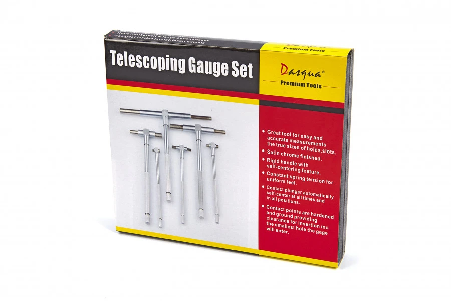 Dasqua Professionele 6 Delige Telescopische Kaliberset 8 / 100 Mm 6 Dasqua Professionele 6 Delige Telescopische Kaliberset 8 / 100 Mm - Afbeelding 6