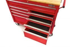 HBM Gereedschapswagen Met Houten Werkblad 117 Cm, Rood -Hyunda Hulpmiddel Winkel hbm 264 24.jpg 1200x600 15784ebc88