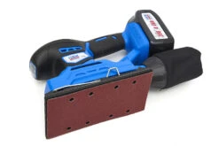 HBM Professionele 20 Volt 4,0AH Lion Vlakschuurmachine Inclusief 2 Lion Accu's En 15 Schuurvellen -Hyunda Hulpmiddel Winkel hbm 272 39.jpg 1200x600 3daa4ebc88