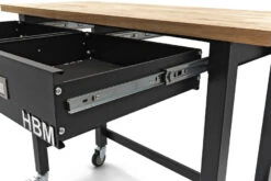 HBM Werkbank Met Massief Houten Blad, 2 Laden, Verrijdbaar, 122 Cm -Hyunda Hulpmiddel Winkel hbm 3073 8.jpg 1200x600 b7e09ebc88