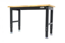 HBM Werkbank Met Massief Houten Blad, In Hoogte Verstelbaar, 122 Cm -Hyunda Hulpmiddel Winkel hbm 3141 4.jpg 1200x600 f3bc0ebc88