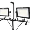 HBM Professionele Dubbele LED Bouwlamp 2 X 150 Watt – 2 X 15.000 Lumen Met Statief