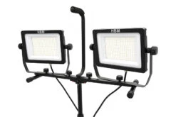 HBM Professionele Dubbele LED Bouwlamp 2 X 150 Watt – 2 X 15.000 Lumen Met Statief