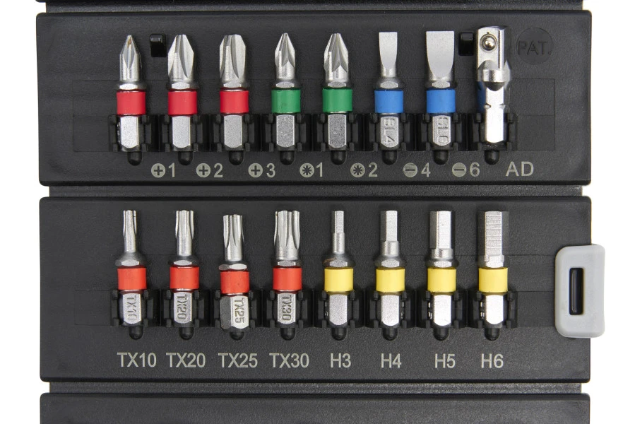 AOK 23 Delige Professionele ¼” Doppenset En Bitset Met Ratel In Handige Opbergetui 6 AOK 23 Delige Professionele ¼” Doppenset En Bitset Met Ratel In Handige Opbergetui - Afbeelding 6