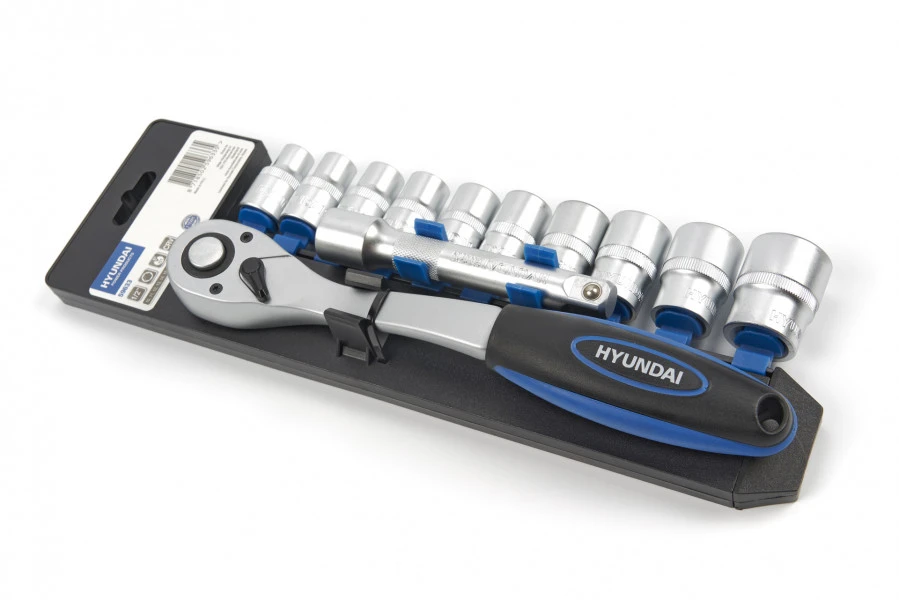 Hyundai 12 Delige Dopsleutel Sets CrV Kunststof Houder 7 Hyundai 12 Delige Dopsleutel Sets CrV Kunststof Houder - Afbeelding 7