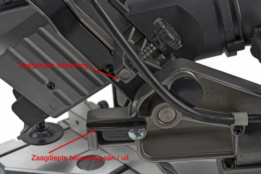 HiKOKI C8FSHG WAZ 1100 Watt Radiaalzaag, Afkortzaag, Trekzaag 14 HiKOKI C8FSHG WAZ 1100 Watt Radiaalzaag, Afkortzaag, Trekzaag - Afbeelding 14