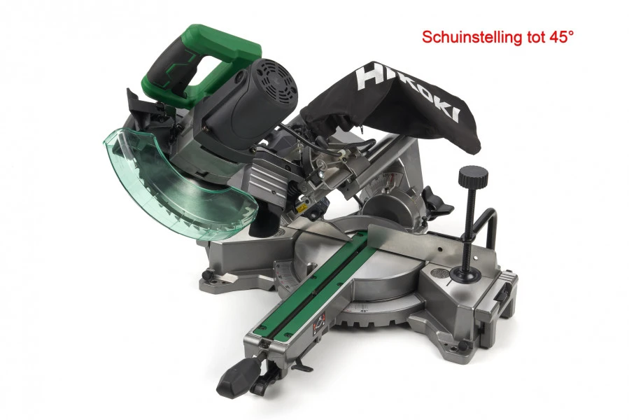 HiKOKI C8FSHG WAZ 1100 Watt Radiaalzaag, Afkortzaag, Trekzaag 5 HiKOKI C8FSHG WAZ 1100 Watt Radiaalzaag, Afkortzaag, Trekzaag - Afbeelding 5