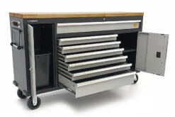 HBM Gereedschapswagen Met Houten Werkblad - 168 Cm - Grijs -Hyunda Hulpmiddel Winkel hbm 519 2.jpg 1200x600 14e61ebc88