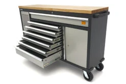 HBM Gereedschapswagen Met Houten Werkblad - 168 Cm - Grijs -Hyunda Hulpmiddel Winkel hbm 521 2.jpg 1200x600 fc156ebc88