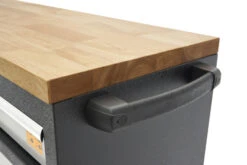 HBM Gereedschapswagen Met Houten Werkblad - 168 Cm - Grijs -Hyunda Hulpmiddel Winkel hbm 525 3.jpg 1200x600 90918ebc88