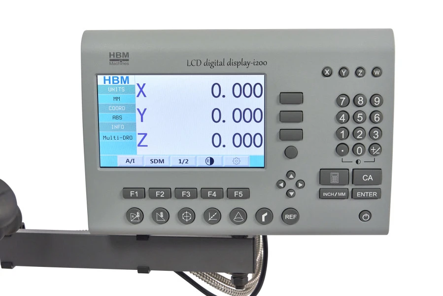 HBM BF 30 Freesmachine Grote Tafel Met 3 Assig Uitleessysteem 1 HBM BF 30 Freesmachine Grote Tafel Met 3 Assig Uitleessysteem