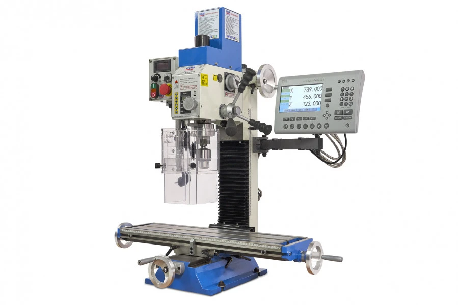 HBM BF 25 Freesmachine Grote Tafel Met 3 Assig LCD Digitaal Uitleessysteem 2 HBM BF 25 Freesmachine Grote Tafel Met 3 Assig LCD Digitaal Uitleessysteem - Afbeelding 2