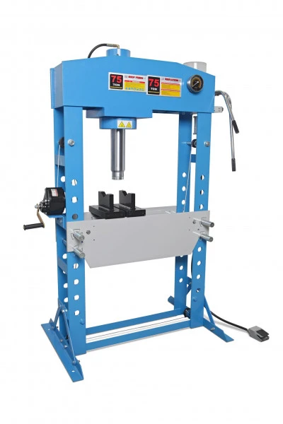 HBM 75 Ton Hydraulische En Pneumatische Raamwerkpers / Werkplaatspers 1 HBM 75 Ton Hydraulische En Pneumatische Raamwerkpers / Werkplaatspers