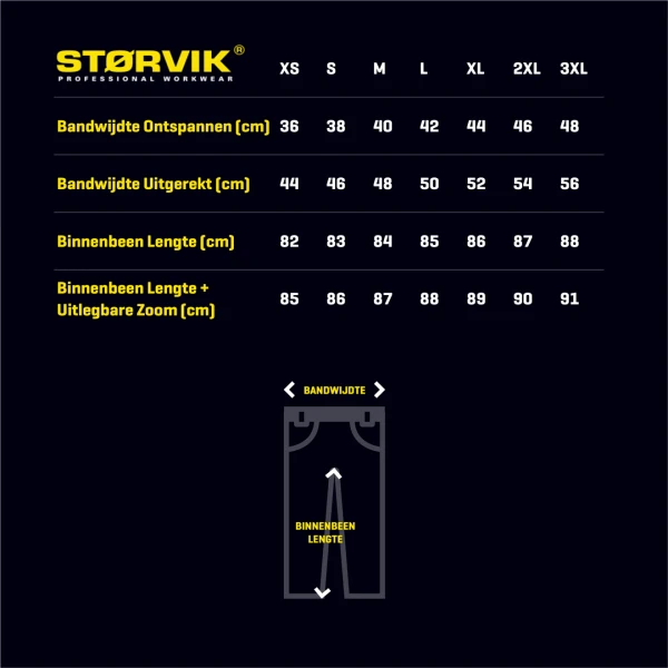 Storvik David Werkbroek Wit 5 Storvik David Werkbroek Wit - Afbeelding 5